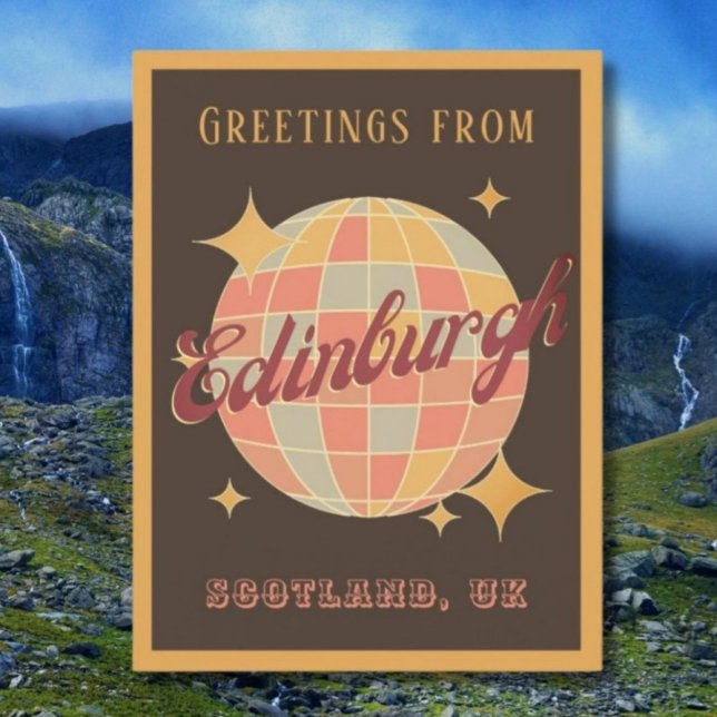 Edinburgh City Scotland UK Retro Vintage Postcard (Creator Uploaded)
