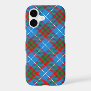 Edinburgh City Tartan Plaid Blue Red Purple