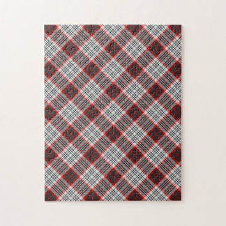 Edinburgh City Tartan Plaid Pattern Jigsaw Puzzle