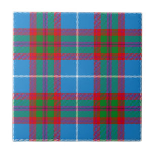 Edinburgh Clan Hunting Tartan Plaid Tile