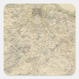 Edinburgh environments square sticker