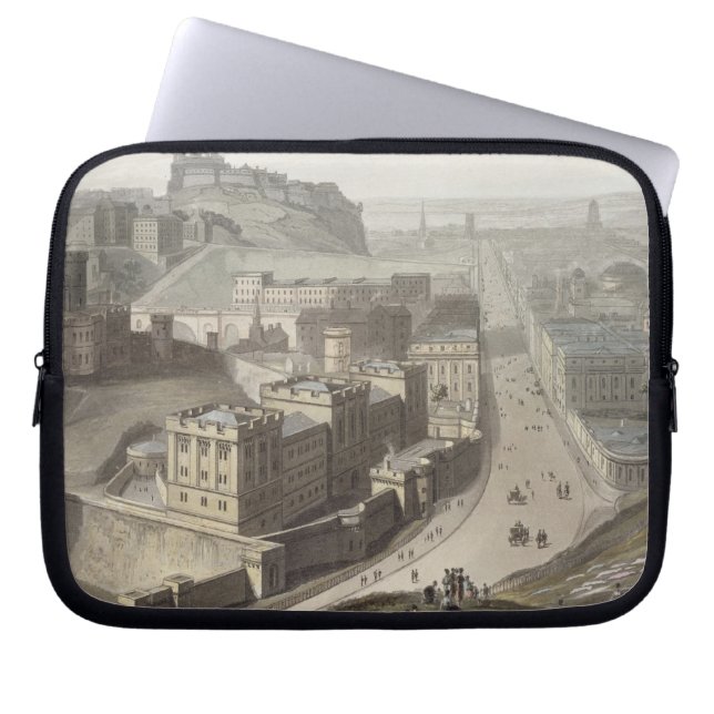 Edinburgh, from Calton Hill, from 'A Voyage Around Laptop Sleeve (Front)