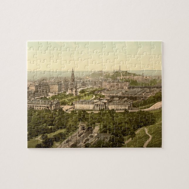 Edinburgh from the Castle, Scotland Jigsaw Puzzle (Horizontal)
