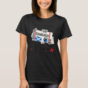 Edinburgh Girl Edinburgh Boarding Pass Edinburgh T-Shirt