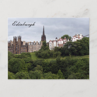edinburgh green postcard