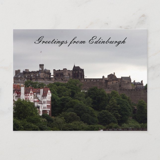 edinburgh grey postcard (Front)
