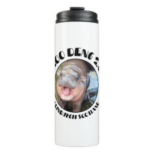 Edinburgh Hippo Pygmy in Scotland- Moo Deng 2.0 Hi Thermal Tumbler
