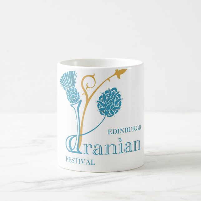 Edinburgh Iranian Festival Mug - Logo White (Center)