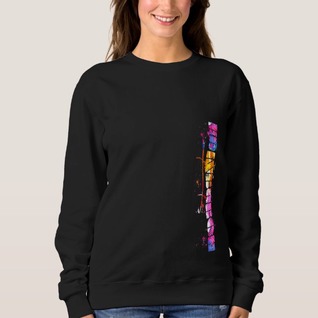 Edinburgh Lettering  Watercolor Edinburgh Sweatshirt (Front)
