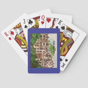 Edinburgh playing cards - Ramsay gardens.