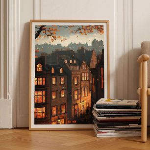 Edinburgh Print Edinburgh Illustration Scotland Pr
