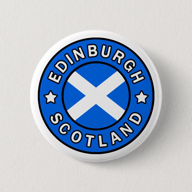 Edinburgh Scotland 6 Cm Round Badge (Front)