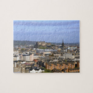 Edinburgh, Scotland. A view overlooking central Jigsaw Puzzle