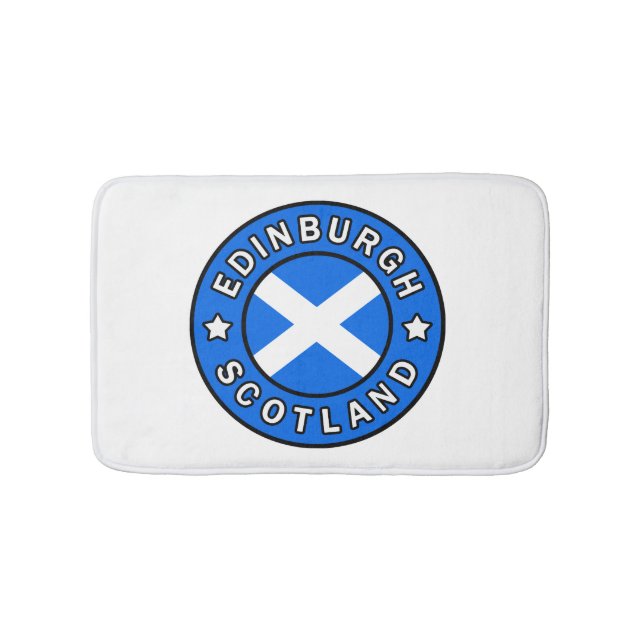 Edinburgh Scotland Bath Mat (Front)
