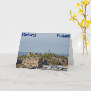 Edinburgh, Scotland Card
