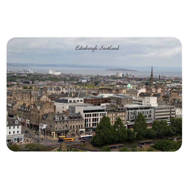 Edinburgh Scotland, Cityscape, photography Magnet (Horizontal)