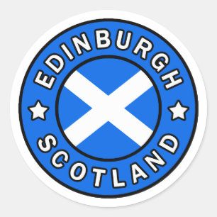 Edinburgh Scotland Classic Round Sticker