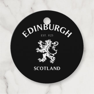 EDINBURGH Scotland Favour Tags