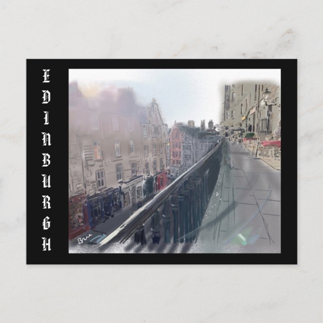 Edinburgh, scotland  grassmarket Postcard (Front)