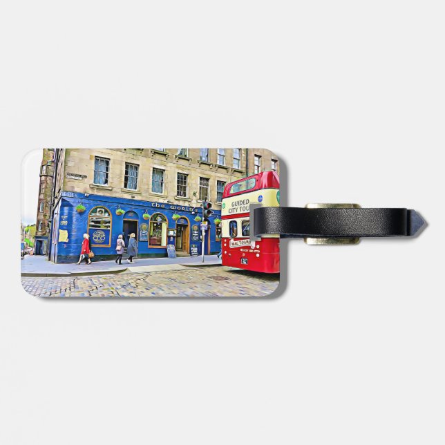 Edinburgh, Scotland Luggage Tag (Back Horizontal)