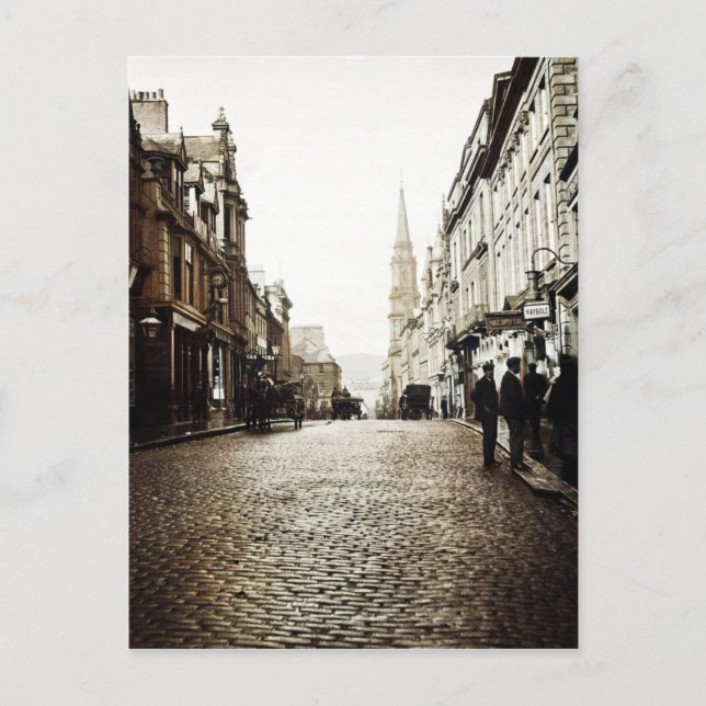 EDINBURGH SCOTLAND MAYBOLE STREET SCENE 1910 POSTCARD (Front)