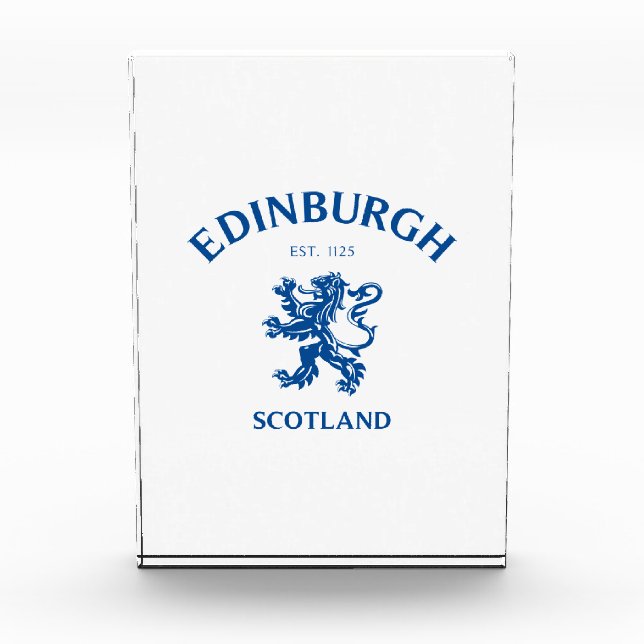 EDINBURGH Scotland Photo Block (Front)
