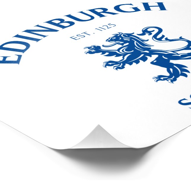 EDINBURGH Scotland Photo Print (Corner)