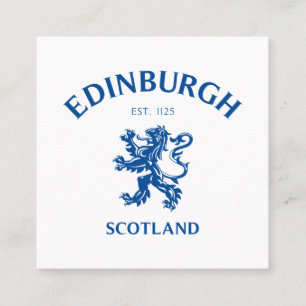 EDINBURGH Scotland Square Business Card
