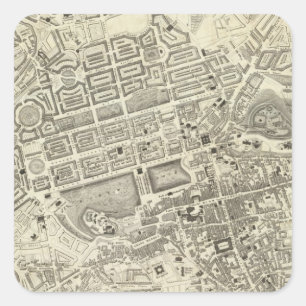 Edinburgh, Scotland Square Sticker