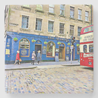 Edinburgh, Scotland Stone Coaster