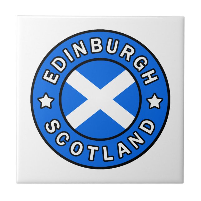 Edinburgh Scotland Tile (Front)