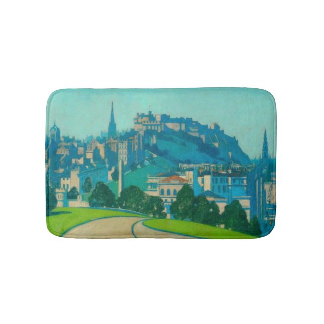Edinburgh, Scottish Capital City (by George Henry) Bath Mat (Front)