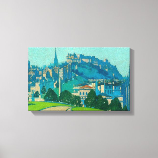 Edinburgh, Scottish Capital City (by George Henry) Canvas Print (Front)
