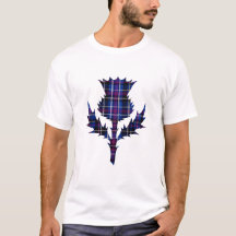 Edinburgh tartan thistle T-Shirt