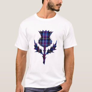 Edinburgh tartan thistle T-Shirt