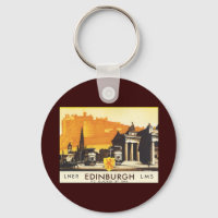 Edinburgh via LNER Rail Poster