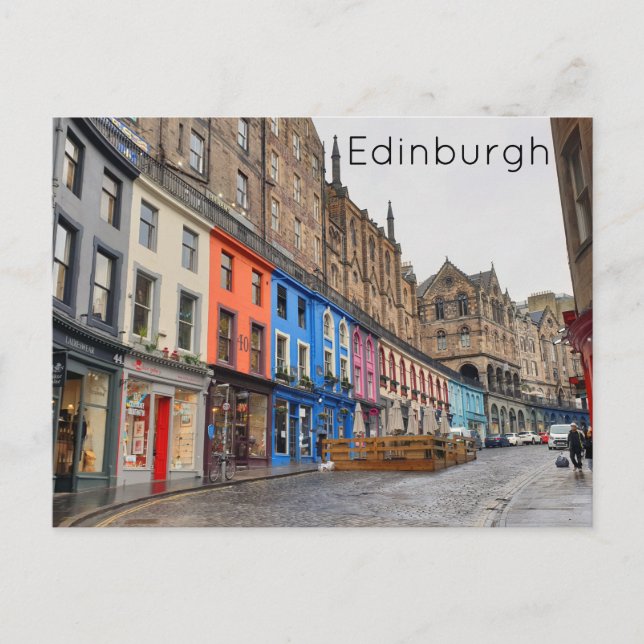 Edinburgh - Victoria Street Postcard (Front)