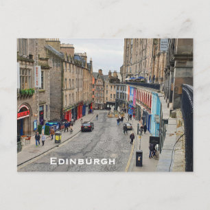 Edinburgh Victoria Street Postcard