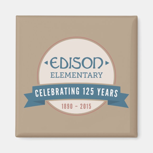 Edison 125th Anniversary Magnet (Front)