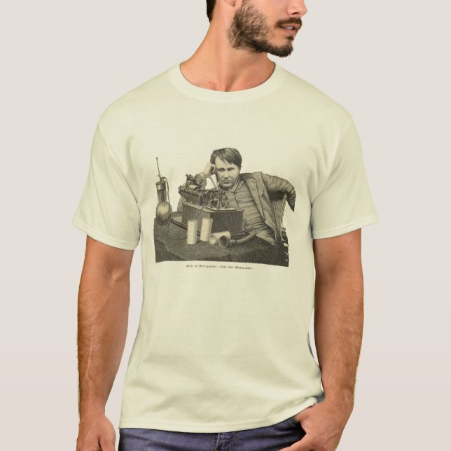 Edison at the Phonograph T-Shirt (Front)