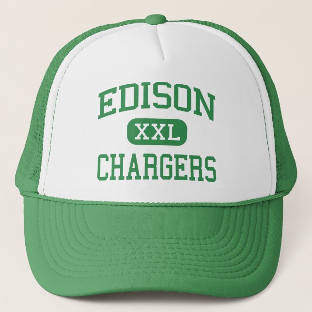 Edison - Chargers - High - Huntington Beach Trucker Hat (Front)