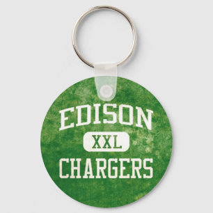 Edison Chargers Keychain
