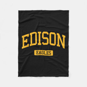 Edison High School Hs Edison Nj Varsity Srts  Fleece Blanket