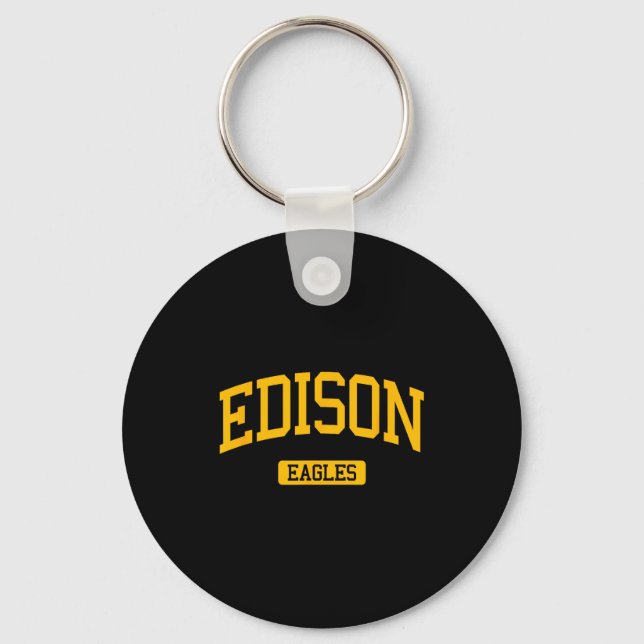 Edison High School Hs Edison Nj Varsity Srts  Key Ring (Front)