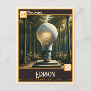 Edison, New Jersey Vintage Postcard