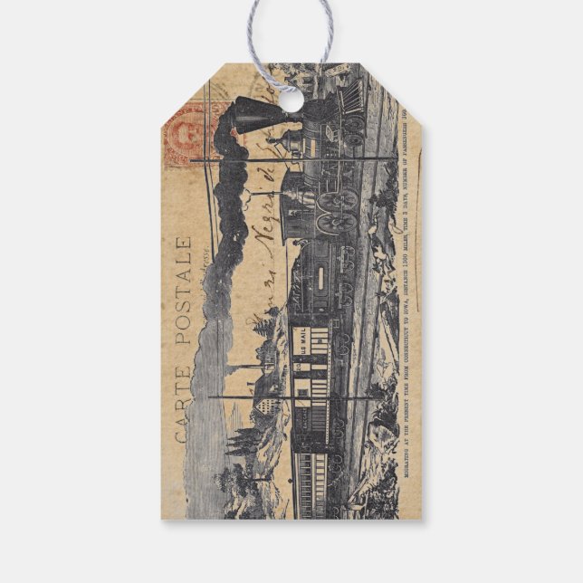 Edison Steampunk Journalling Tag (Back)