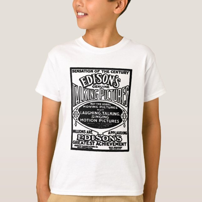Edison's Talking Pictures 1913 T-Shirt (Front)