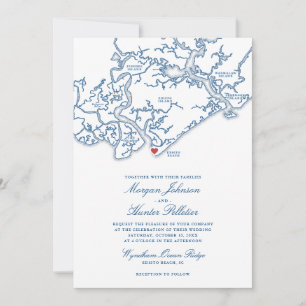 Edisto Beach Wedding Invitation Edisto Island SC