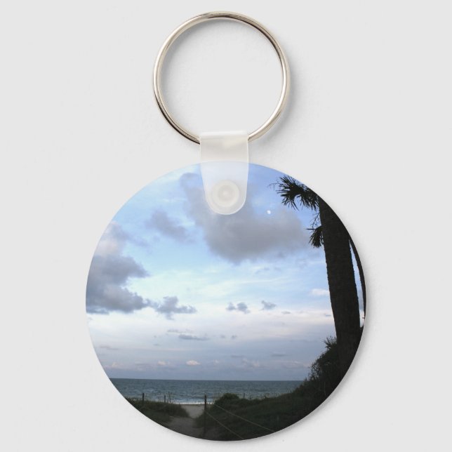 Edisto Island SC Key Ring (Front)