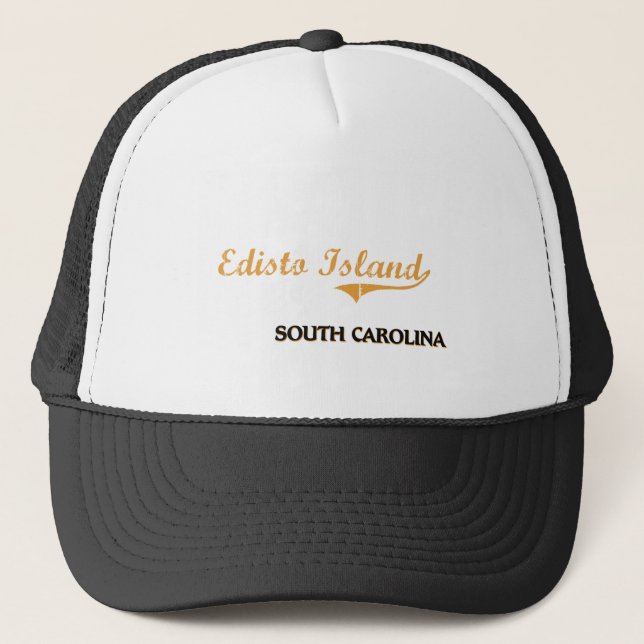 Edisto Island South Carolina Classic Trucker Hat (Front)
